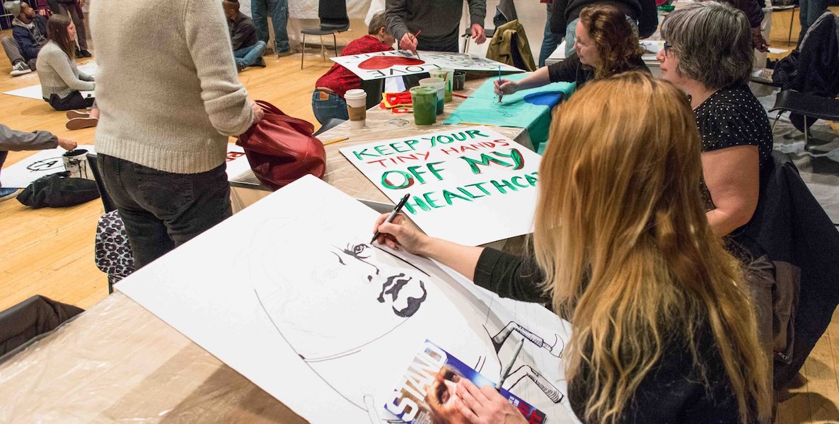 Workshops Give Local Protestors Tools To Make Awesome
