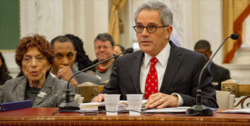 Philadelphia district attorney Larry Krasner