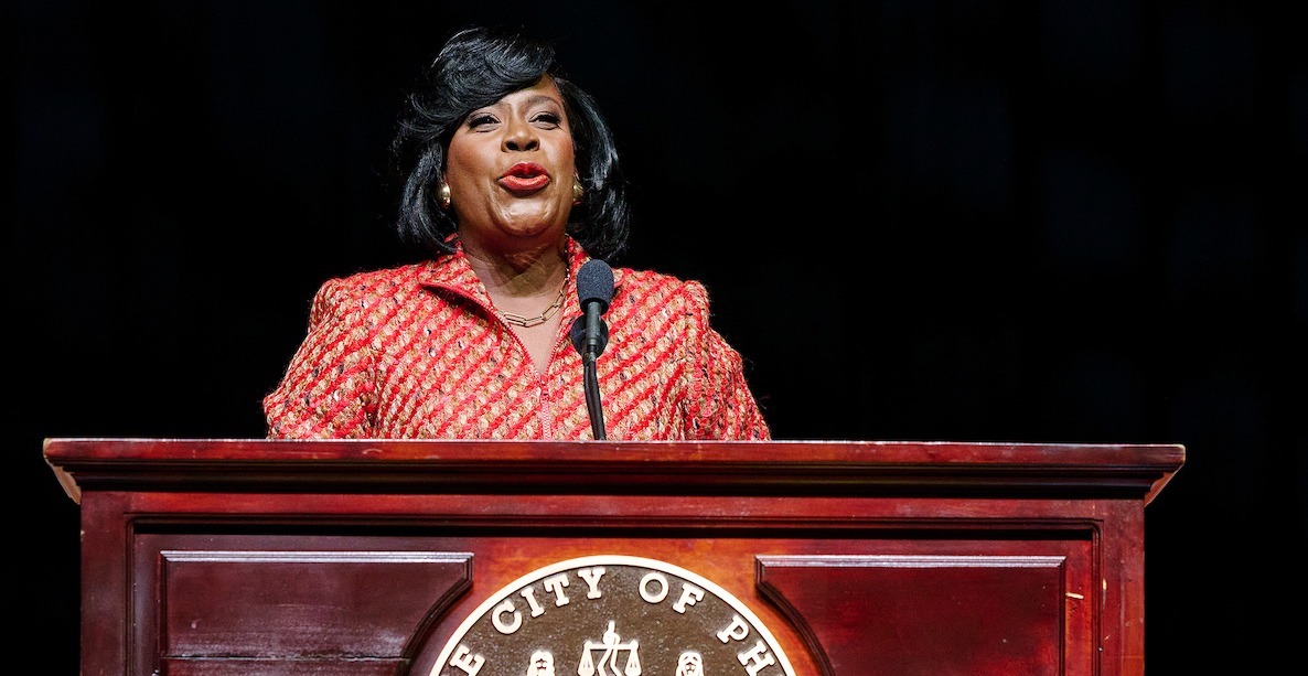 Inaugural Address, Mayor Cherelle Parker, January 2, 2024. Photo by Albert Yee.