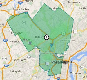 PA's 2nd Congressional District gerrymandering