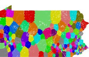 Un-gerrymandered PA State House Districts