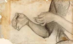 Henry Ossawa Tanner hands study