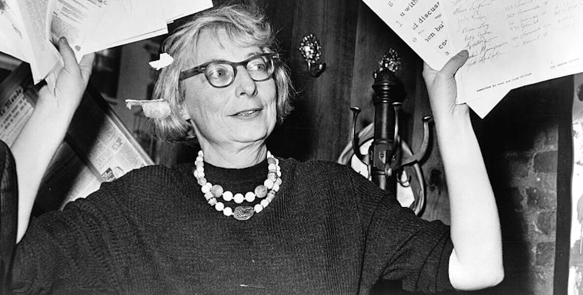 Legendary 20th century urbanist Jane Jacobs