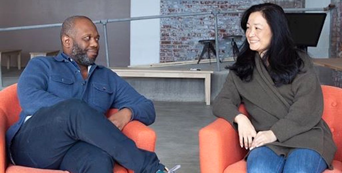 Tayyib Smith and Meegan Denenberg at IF Lab