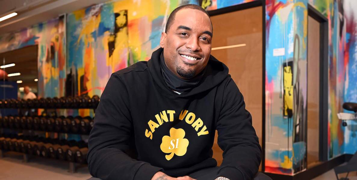 This photo of King Saladeen accompanies a profile on the artist as a change agent in Philadelphia