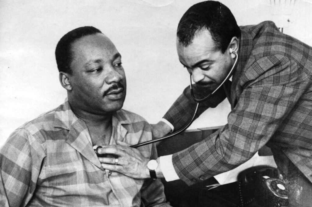 This image is included in an article that highlights Martin Luther King Jr.'s connection to Philadelphia