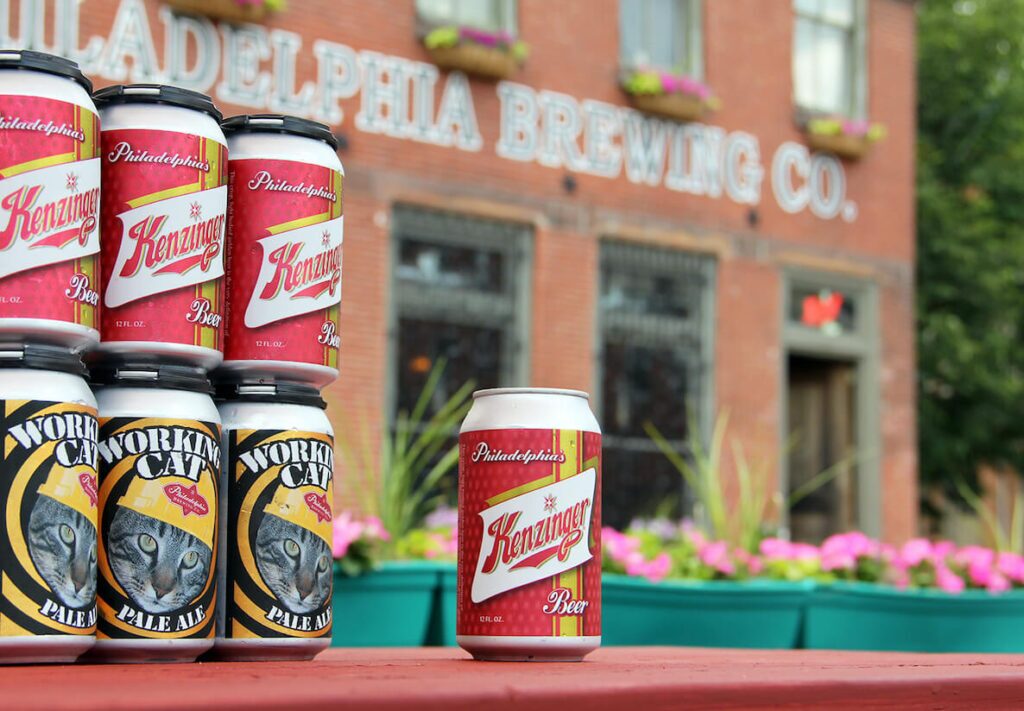 This photo accompanies a guide to the best Philadelphia breweries that have delicious beer and also give back to the community