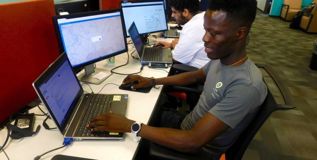 Marcel Njighe-Tezeh, an alumnus of Hopeworks in Camden, New Jersey