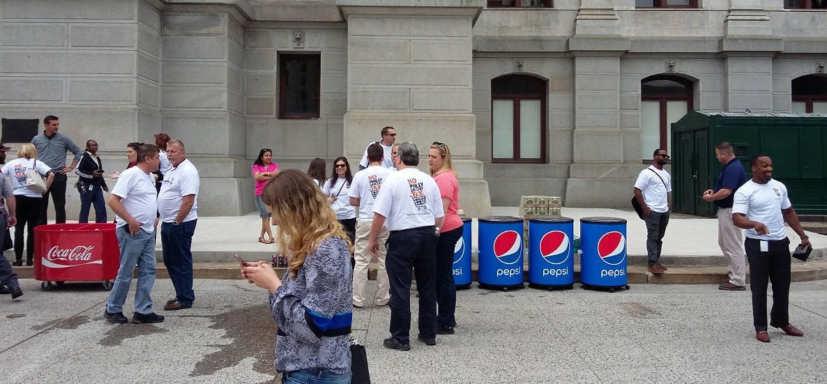 soda tax protest