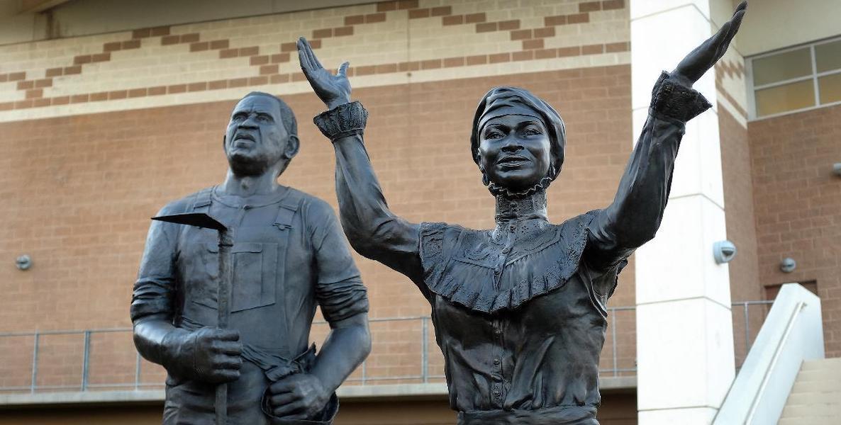The Juneteenth monument in Austin, Texas