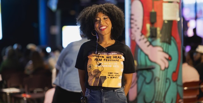 Ebony Roberts, founder of the United We Heal Film Festival.
