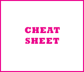 Cheat Sheet