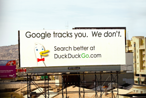 DuckDuckGo Billboard. Photo: Christopher Leaman