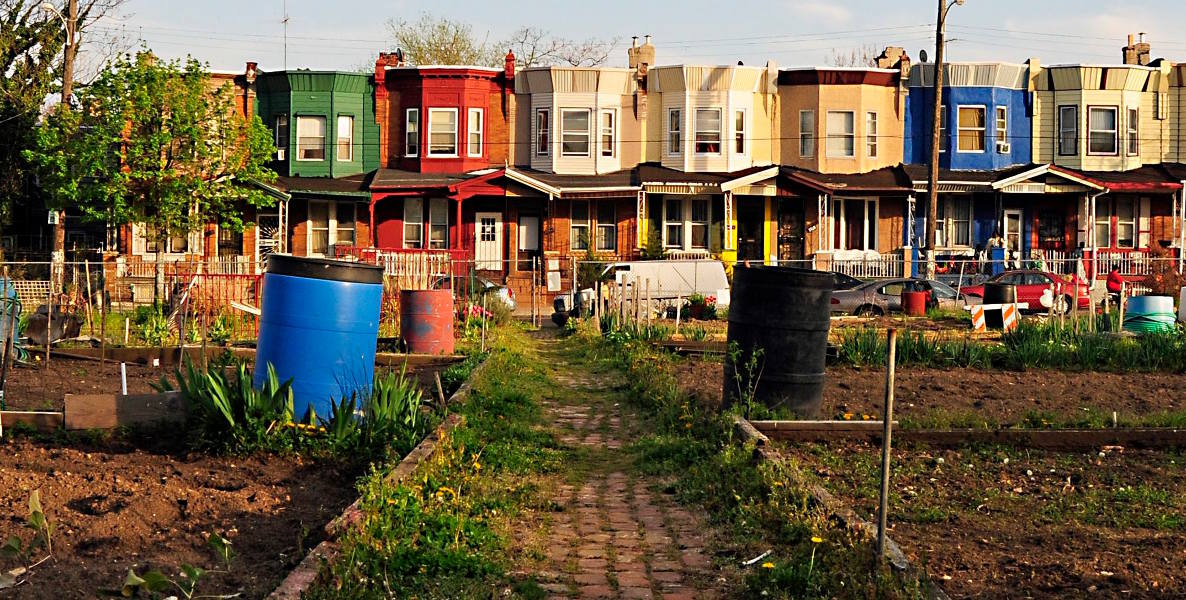 Philadelphia neighborhoods; Healthy Rowhouse Project header