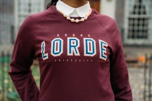 Philadelphia Printworks sweatshirt, from the School of Thought collection by Donte Neal (Audre Lorde)