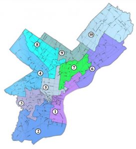 Philadelphia City Council districts gerrymanering