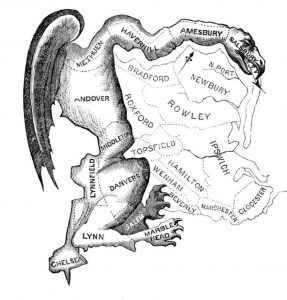 The Eldridge Gerry Salamander - the original gerrymander