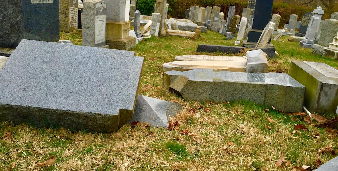 Mt. Carmel Jewish Cemetery Vandalism