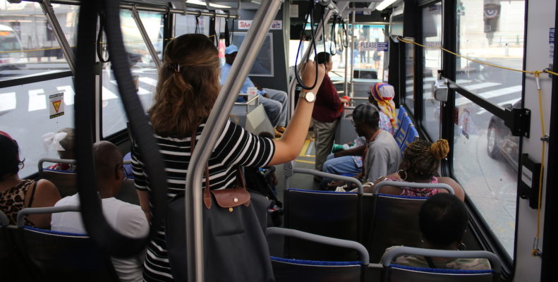 SEPTA bus riders in Philadelphia