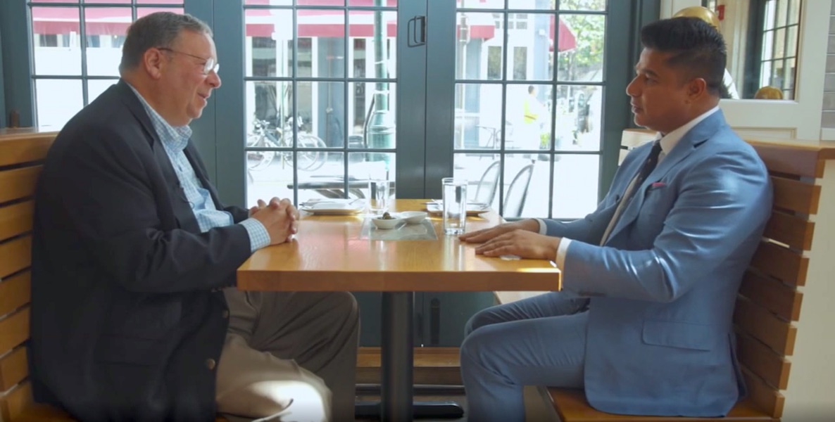 David Cohen sits down with Ajay Raju at Tredici in Midtown Village