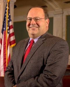 Portrait of Philadelphia City Council member Alain Domb, chair of the Housing, Neighborhood Development, and Homelessness Commission