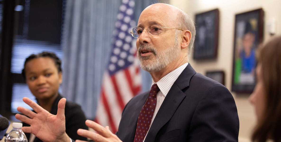 Tom Wolf speaks about his budget proposal and how a scholarship fund can impact Pennsylvania students.