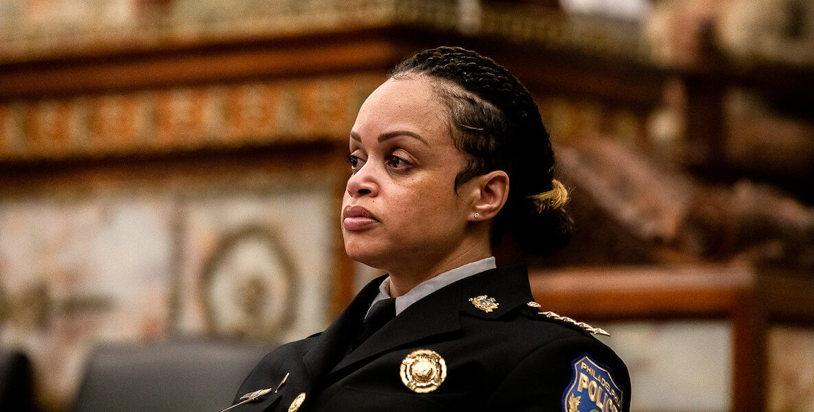 Philadelphia Police Commissioner Danielle Outlaw in her uniform