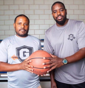 Andre Wright and Caleb Jones, founders of Give and Go Athletics