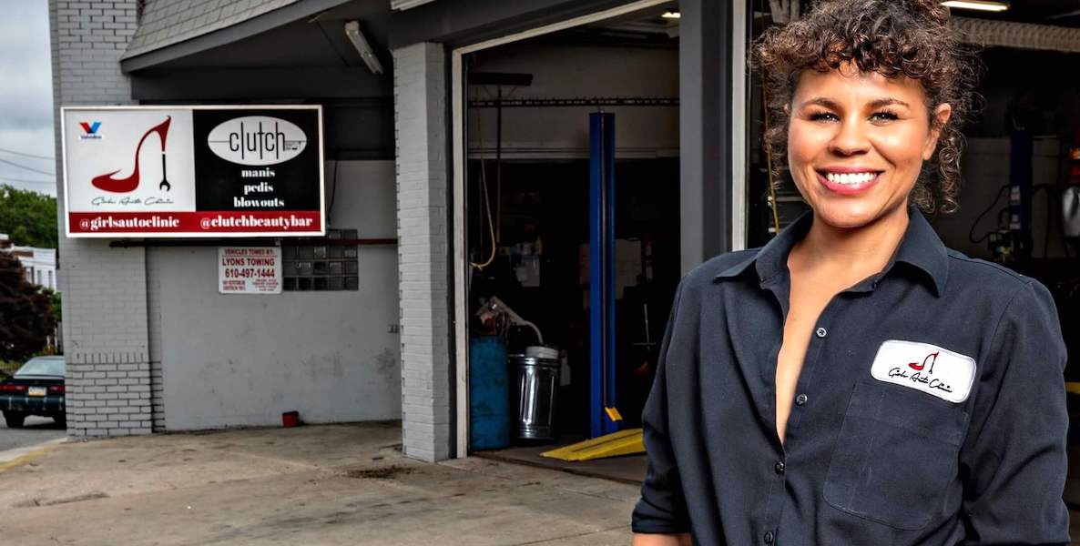 Patrice Banks is the owner and founder of Girls Auto Clinic, a program that helps women of color become mechanics