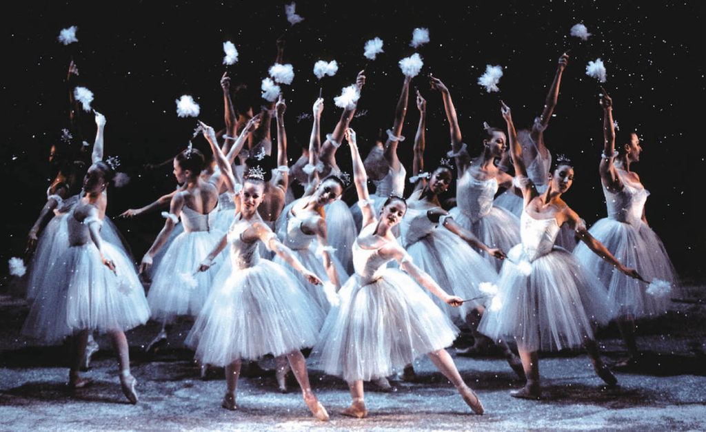 A scene from George Balanchine’s The Nutcracker, presented by the Kimmel Center and the Pennsylvania Ballet
