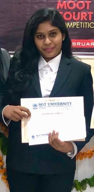 Aswini Ramesh, Law Rewired’s Founder and CEO wins Moot Court Competition