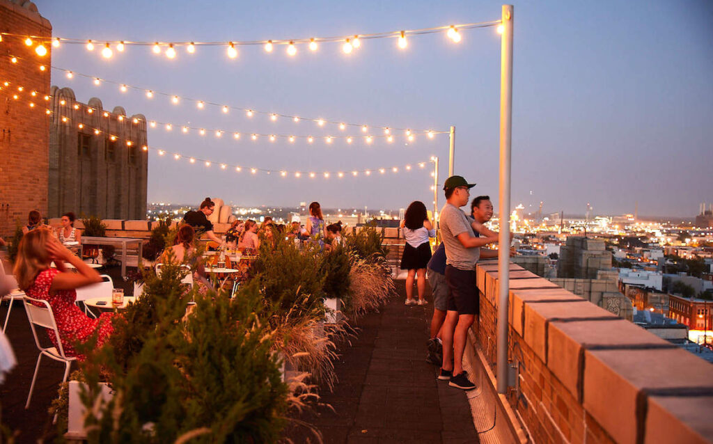 This photo of Irwin's accompanies an article about the best and most beautiful places to eat outdoors in Philadelphia