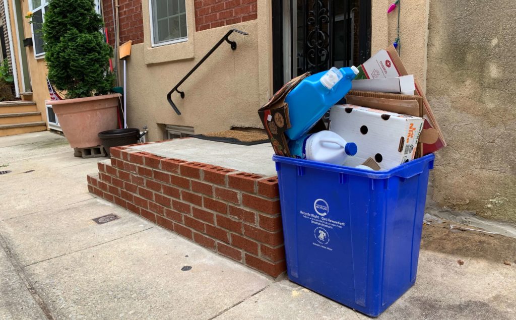 Philly recycling bin