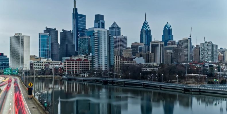 Philadelphia Skyline from West Philly across the river