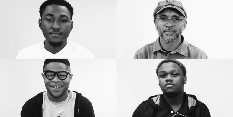Images of people taking part in the Philadelphia Youth Services Reentry Project