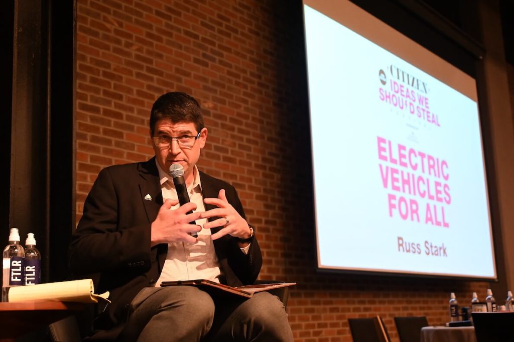 A photo of Russ Stark from The Philadelphia Citizen's fourth annual Ideas We Should Steal Festival 2021
