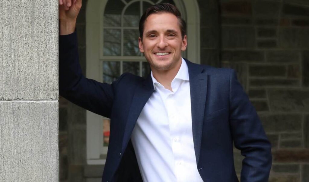 This photo of U.S. Congress candidate David Galluch is included in a guide to voting in the 2022 PA primary
