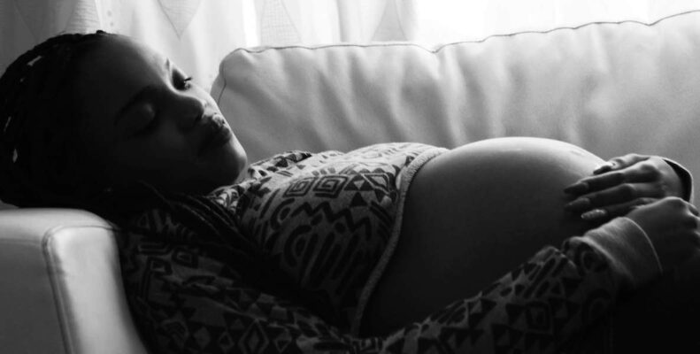 This photo accompanies an article about Black women and pregnancy-related deaths