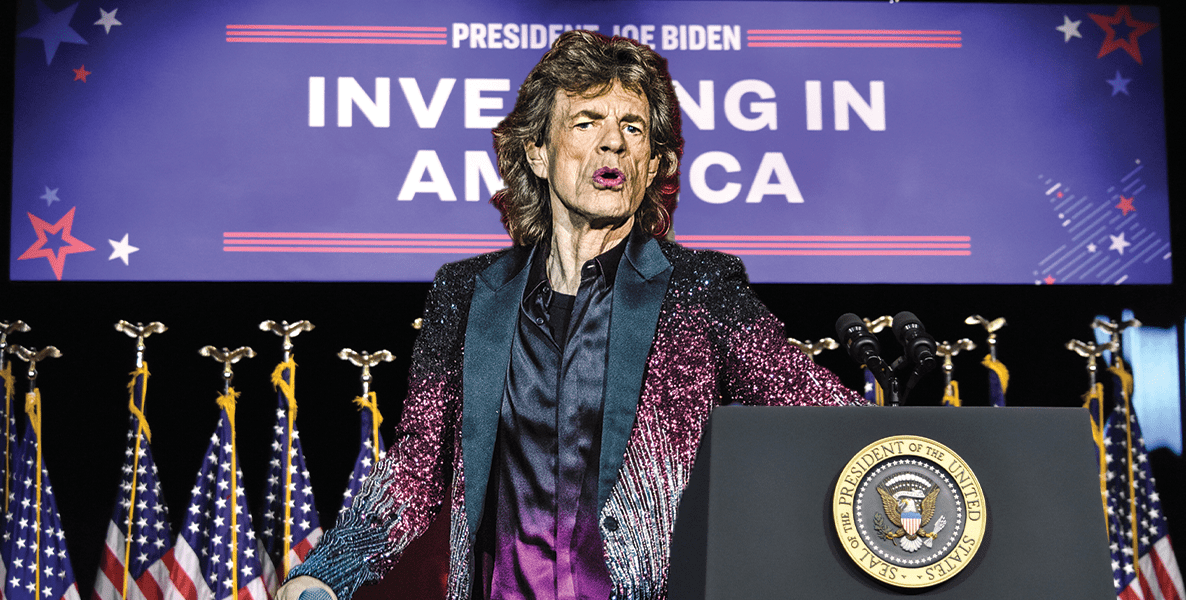 Campaign Like Jagger: Joe Biden, Senior American Idol?