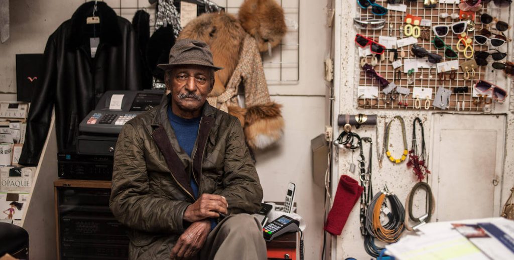Ted Hall, the 87-year-old proprietor of Babe, a women's boutique at 110 S. 52nd Street.