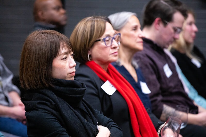 Members of the audience for Development for Good: Built to Heal.