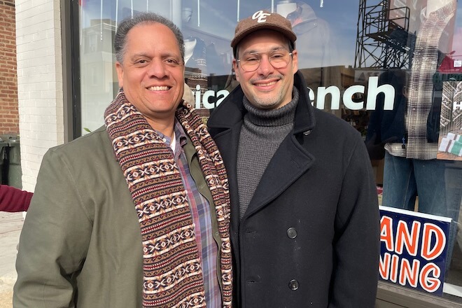 American Trench co-owners David Neill (left) and Jacob Horwitz.
