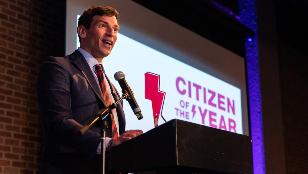 Citizen of the Year David C. Fajgenbaum of Every Cure and the University of Pennsylvania.