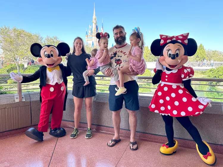 The Kelce family at Disney World, courtesy of Kylie Kelce's Instagram.