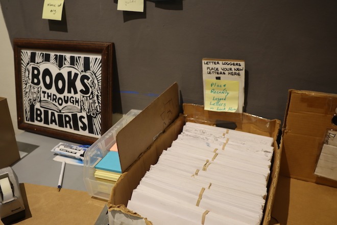 Letters requesting books from people incarcerated in the Mid-Atlantic U.S.