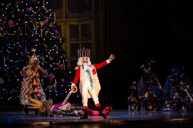 Artists of Philadelphia Ballet in "George Balanchine's The Nutcracker," choreography by George Balanchine, © The George Balanchine Trust. Photo by Arian Molina Soca.