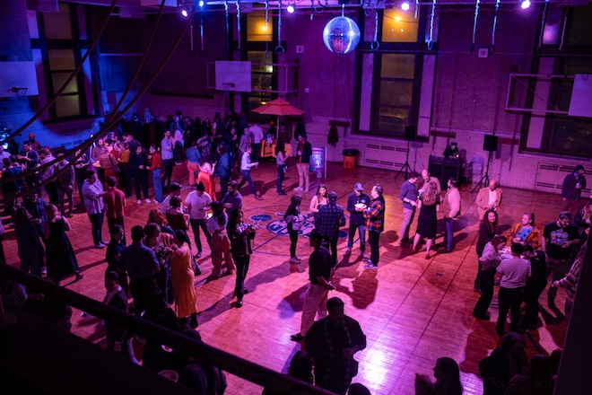 After: the West Gym.